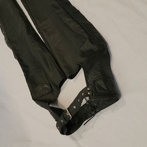 Leather chaps size large.